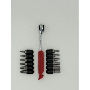 Prestacycle Prestaratchet Multi-Tool Kit with 12 Bits
