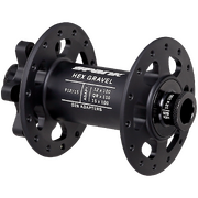Spank Hex J-Bend Gravel Front Hub F12/15 28H Black