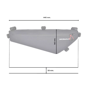 Geosmina Medium Frame bag - Gravel - 3 Litre
