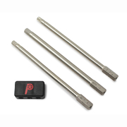 Prestacycle Pro Bicycle Tool Bits - (3) Piece 100mm S2 Nickel Plated Bit Set