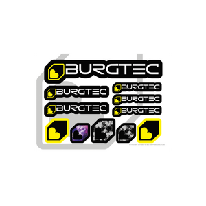 Burgtec Sticker Sheet A5