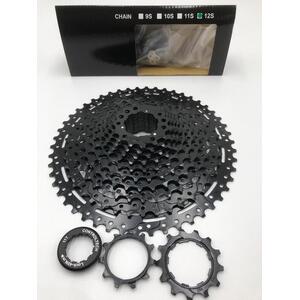 Controltech 12S 11-50T MTB HG cassette with 12S chain made by KMC