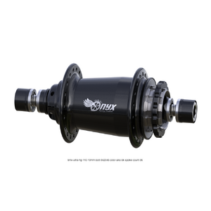 Onyx BMX Ultra J-Bend Rear Hub 110x10 Bolt-On HG 36H Black