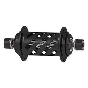 Onyx BMX J-Bend Front Hub 100x10 Bolt-On w/ 20mm Helix Adaptor 36H Black