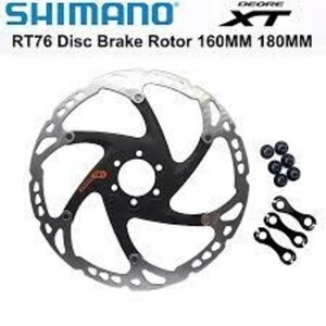 Shimano Disc Brake Rotor XT SM-RT76 Ice-Tech 6-Bolt 180mm