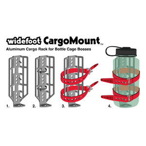 Widefoot Cargo Mount - Black (Cage Only)