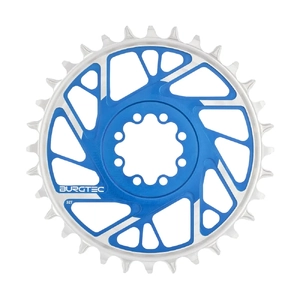 Burgtec SRAM 8-Bolt Chainring (thick/thin 3mm offset) - 32t - Deep Blue