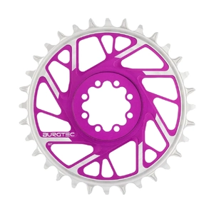 Burgtec SRAM 8-Bolt Chainring (thick/thin 3mm offset) - 32t - Purple Rain