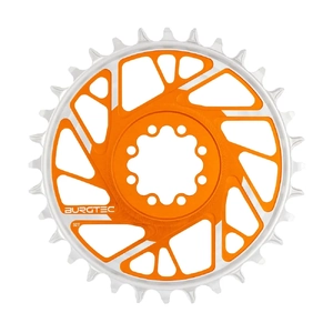 Burgtec SRAM 8-Bolt Chainring (thick/thin 3mm offset) - 32t - Iron Bro Orange