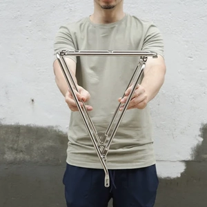 VLCMade Rack Wednesday Night Stainless Steel, Polished Silver