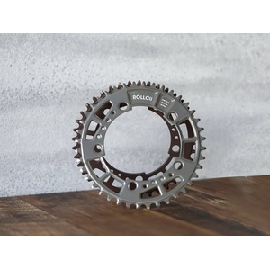 Veloci Cycles Rocker V2.1 N/W Chainring BCD110, 38T 12S ( 9~11S Compatible) Polish Silver