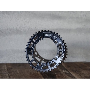 Veloci Cycles Rocker V2.1 N/W Chainring  BCD110, 40T 12S ( 9~11S Compatible) Wet Black