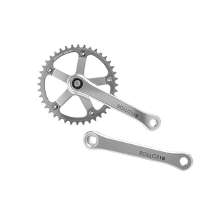 ROLLCii N/W CHAINRING BCD130 40T Polished Silver / GRAY