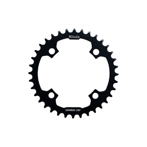 Rollcii CR-MO Steel N/W ChainRing 36T, BCD104 - Black