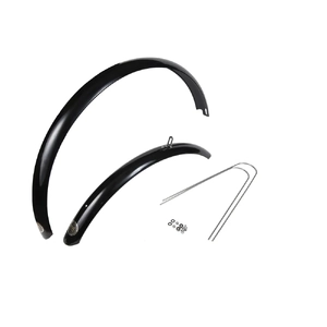 Veloci Cycles Slick Fenders 26", W: 58MM, Polish Silver