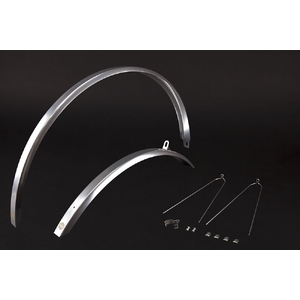 Veloci Cycles Slick Fenders 650B, W: 58MM , Polished Silver