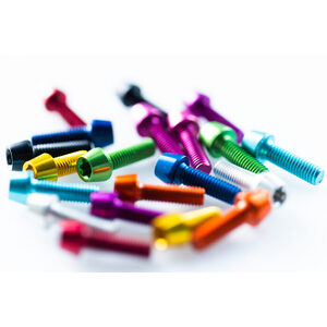 Why Cycles Torx Bottle Bolt Kit Qty-7 Red